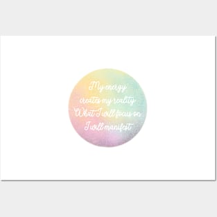 Inspirational affirmation Sticker Posters and Art
